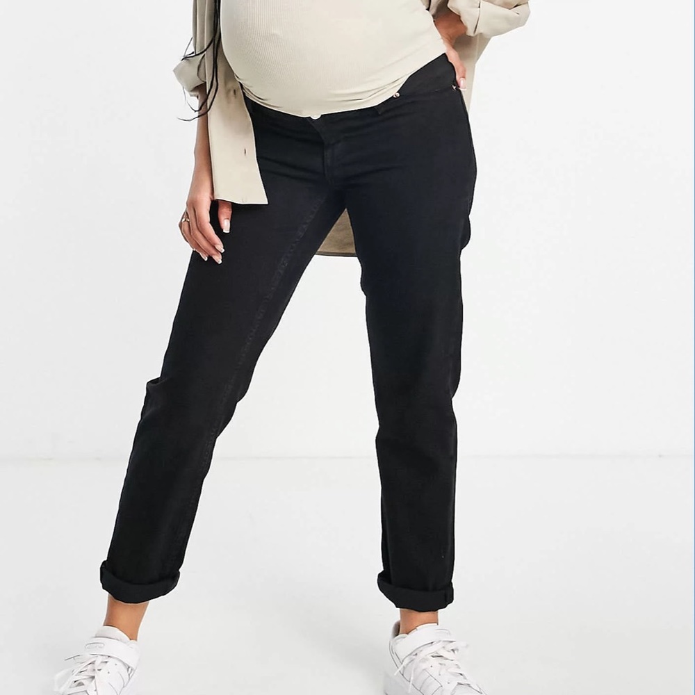 ASOS Black Maternity Jeans